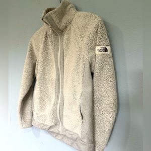 The North Face 100% Polyester/FauxFurs Fleece Jacket Size Medium